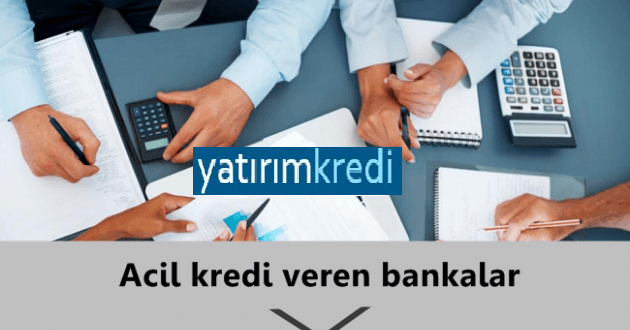 Acil Kredi Almak