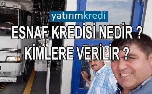 Esnaf Kredisi