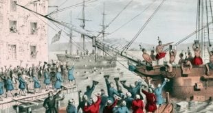 Boston Çay Partisi Olayı Sahnesi